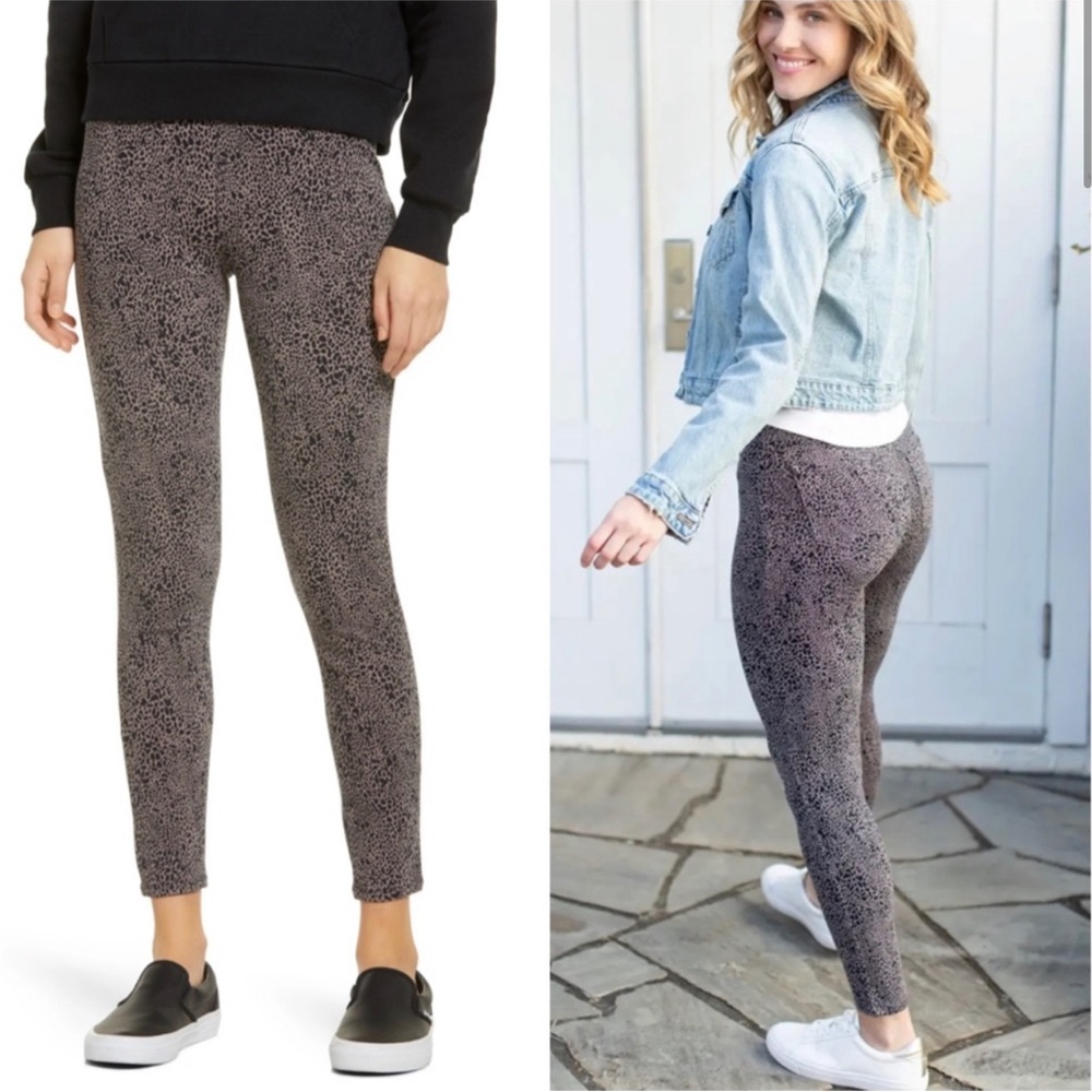 SPANX Jean-ish ankle Leggings Desert Dot size XSmall